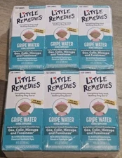 6x Little Remedies Gripe Water Colic & Gas Relief Safe for Newborns 4oz 4/2025