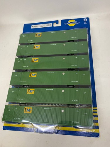 HO Scale Athearn EMP 53' CIMC Container 6-pack - Picture 3 of 3