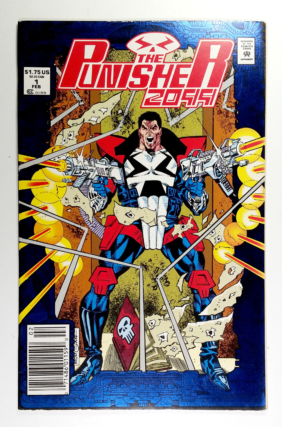 The Punisher 2099 #1N, #2N, #3, #6, #8,#10, #25 (1993) Marvel Comics (sold sep.)