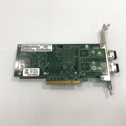 Cisco Intel X520-DA2 10GB 2 Port Network Card 74-6814-01 High Profile w/ SFPs - Photo 3/4