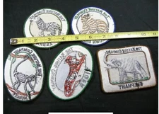 Vintage The Nature Company Animal Patch Embroidered Sew On Wildlife 1990s Zebra