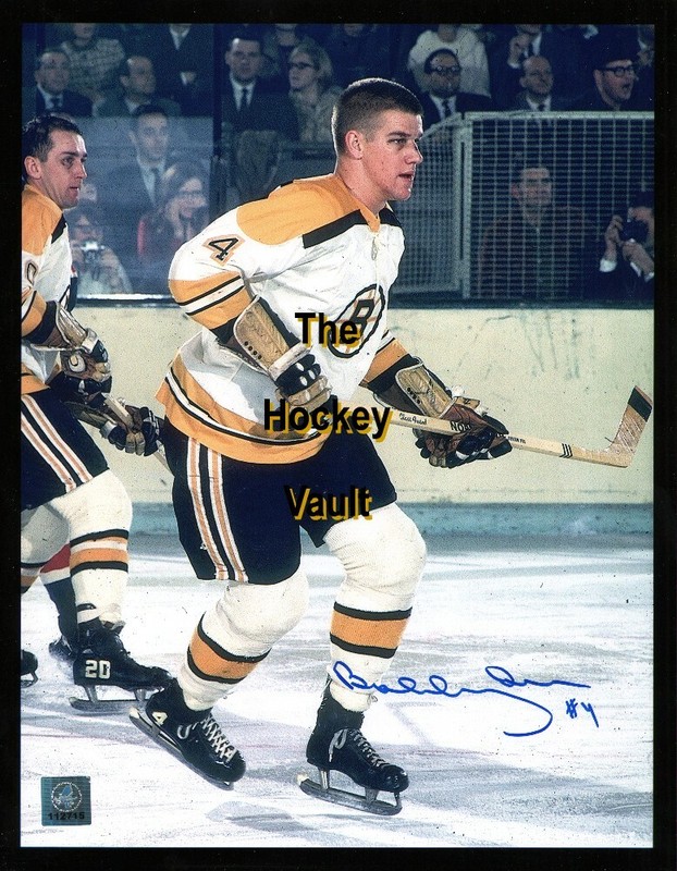 Bobby ORR Boston BRUINS #4 LATE 60s @ The FORUM Signed 11X14 Orr’s GNR Holo COA