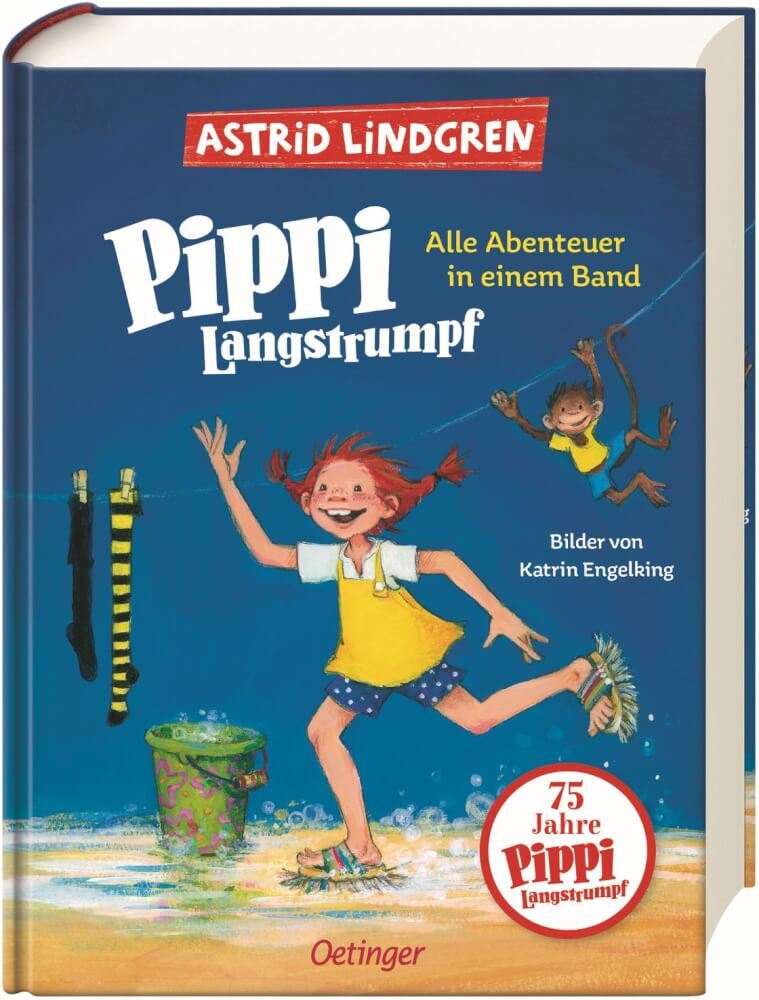 Thumbnail - Pippi Langstrumpf. Alle Abenteuer In Einem Band. Enthält Alle Drei