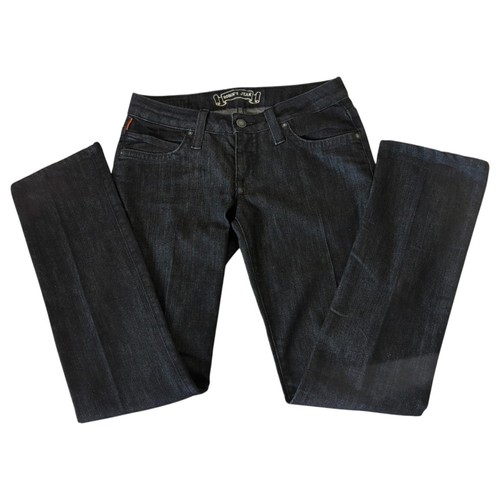 Robin's Jean Women's 28 Slim Fit Jeans Charcoal Wash Studded Wings Y2K Marilyn - Picture 2 of 13