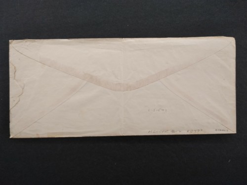 Ma: Springfield 1879 (ca.) Ct River Railroad Company Legal Size RPO Cover - Bild 2 von 2