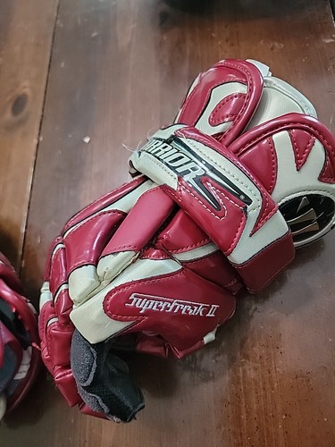 Warrior Superstar II 12 Inch Lacrosse Gloves - Maroon - Bild 3 von 3