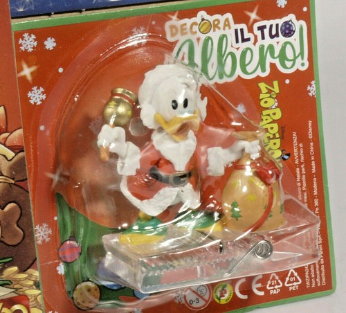 PRL) WALT DISNEY TOPOLINO ZIO PAPERONE UNCLE SCROOGE PICSOU XMAS NATALE NOEL NEW - Picture 2 of 3