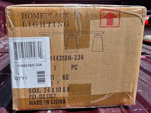 HomePlace Lighting 114431BN-334 Baxley Modern Soft White Glass Bathroom Vanity - Picture 7 of 9