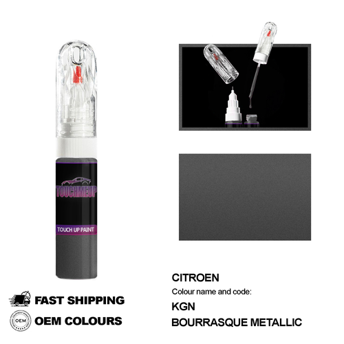 FOR CITROEN BOURRASQUE KGN Touch Up Paint Pen Brush Fix Kit Scratch Chip Set - Picture 1 of 8