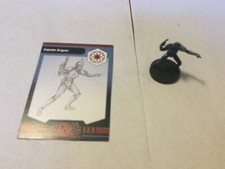 Captain Argyus  Star Wars Miniatures With Stat Card Wotc