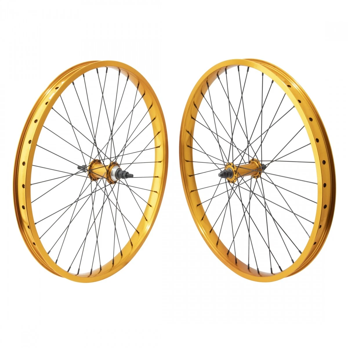 SE Bikes So Cal Flyer 24in Wheelset Gold Black NMSW 36H 1 Speed FW