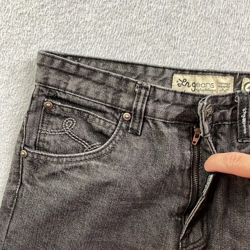 LRG Jeans Boys 16 28x29 True Straight Dark Gray Denim Casual School Student - Picture 12 of 20