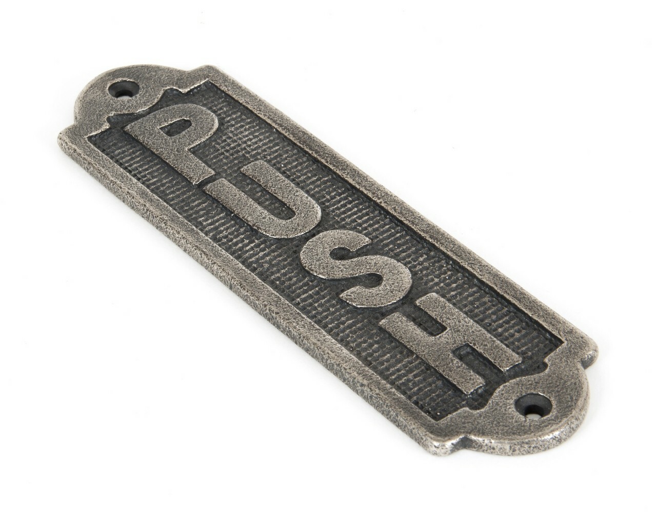From The Anvil 83683 Antique Pewter Push Sign