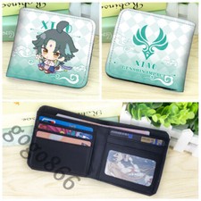 Anime Genshin Impact Xiao purse Short wallet Cosplay Purse anime wallet