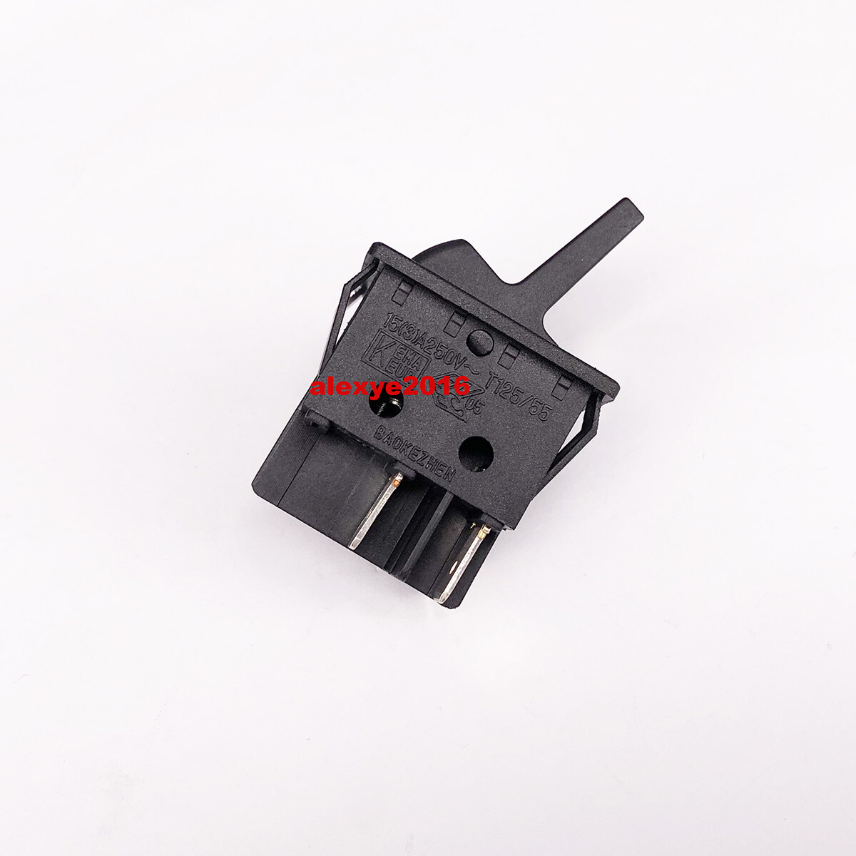 BAOKEZHEN SC767-B1 Switch 4 Pins ON-OFF 2 Positions Black