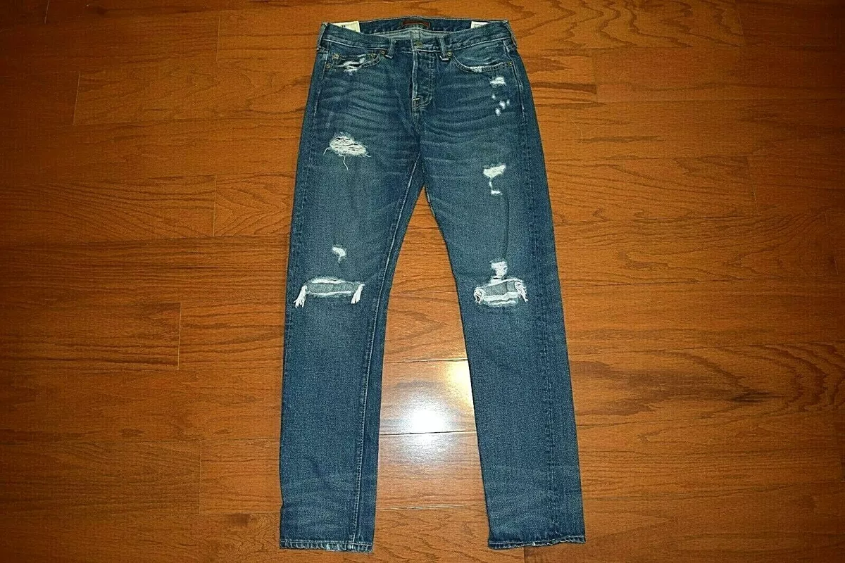 Abercrombie selvedge best sale jeans