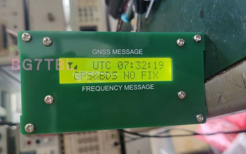 BG7TBL10MHz LCD-GNSS ZDYSCYPLINOWANY OSCYLATOR Wsparcie GNSS GPS BDS GLONASS GALILEO - Zdjęcie 4 z 5