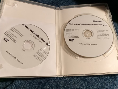 Windows Vista Home Premium Express Upgrade W/ Product Key Preowned - Picture 2 of 2