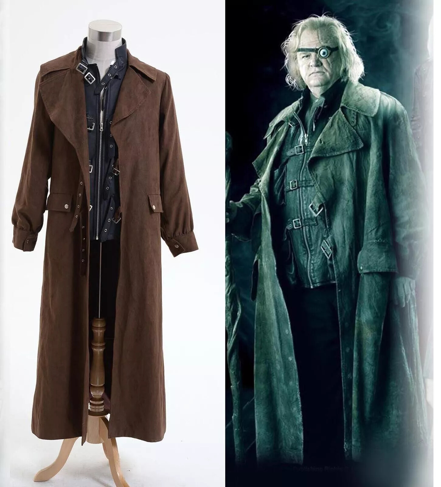 Harry Potter Cosplay Alastor Moody Cosplay Mad-Eye Costume Halloween Show