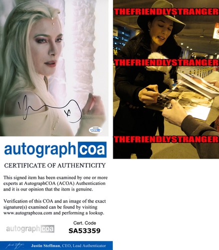 Jaime Murray signed Autographed "DEFIANCE" 8x10 Photo PROOF v SEXY Stahma ACOA