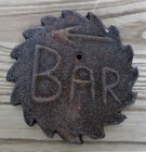 Metal Work Craft Saw Blade Bar Sign