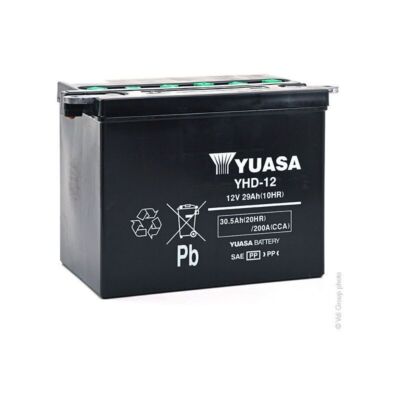 Yuasa Conventional YHD12 12V Battery For HD Electra Glide FLHX Special 1984