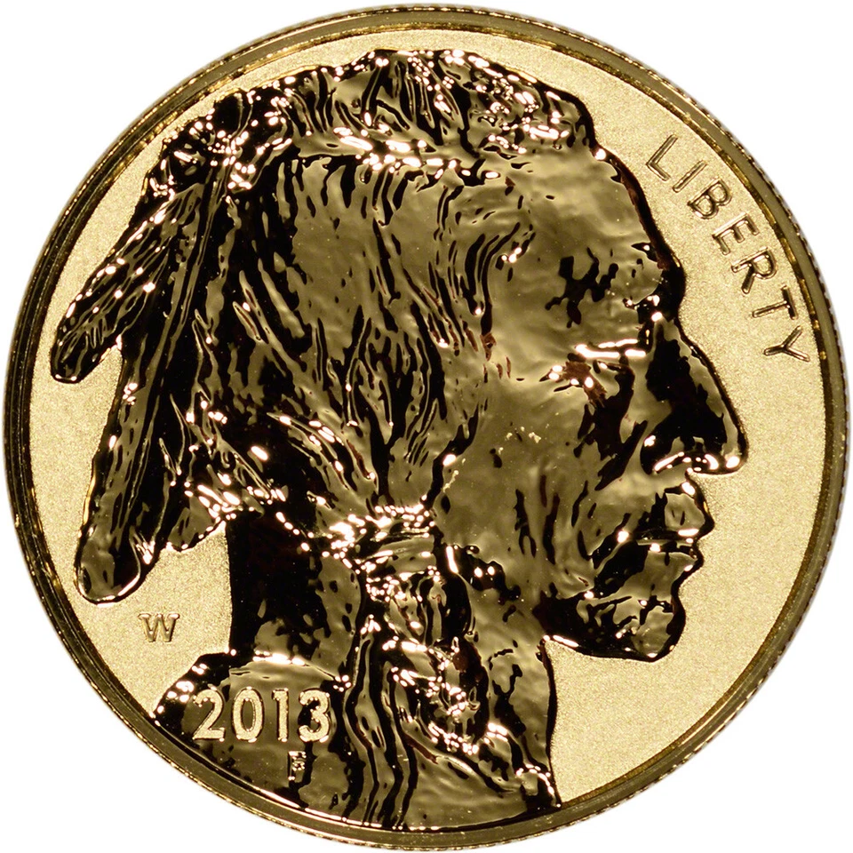 2013-W American Gold Buffalo Reverse Proof (1 oz) $50 - Image 2 of 4
