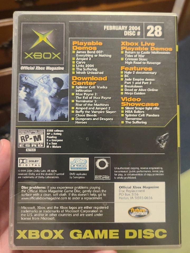 Official Xbox Magazine Demo Disc #28 (Microsoft Xbox,  February 2004) - Image 2 of 4