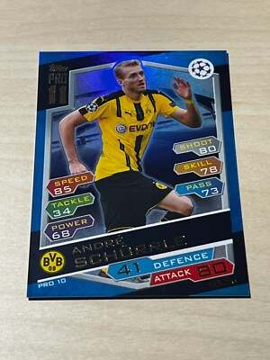 Andre Schürrle PRO 11 Match Attax Topps UEFA Champions League 2016-2017 PRO 10
