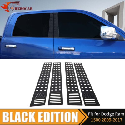 402681BP - Platinum Black Pillar Posts Trim Kits - Fits Ford Maverick 2022-2026 W/o KeyPad