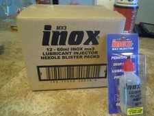 INOX MX3 FOOD GRADE NEEDLE 60L CARD CASE OF 12