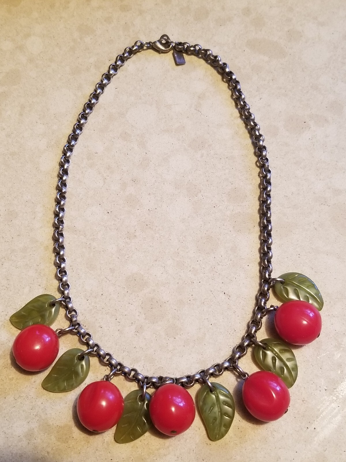 CLASSIC HARDWARE RETRO STYLE CHERRIES FIGURAL DROP NE… Gem