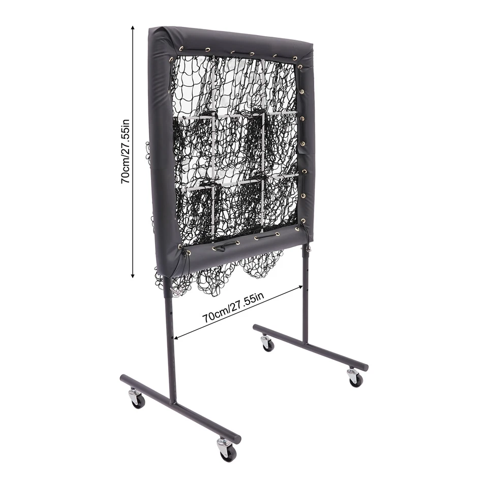 70*70cm Baseball Train Equipment Hitting Pitching Practice Baseball Training Net - Image 2 of 4