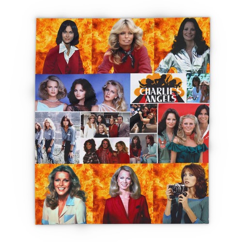 Charlie's Angels Arctic Fleece Blanket 50" × 60", Farrah Fawcett, TV Show - Picture 2 of 7