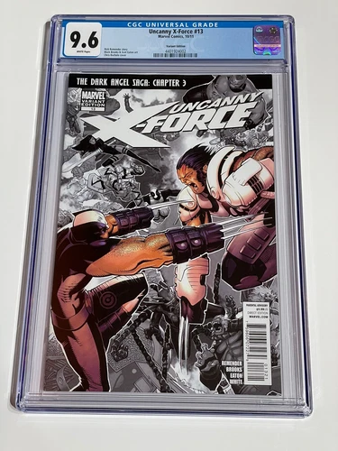 Uncanny X-FORCE #13 CGC 9.6 SUPER RARE 2011 Chris Bachalo WOLVERINE Cvr VARIANT 