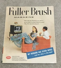 Vtg 1956 Fuller Brush Catalog Magazine Cleaners Brushes Talc Powder Vitamins MCM