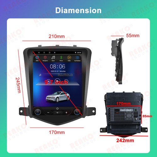 For 2009-2012 Holden Cruze 9.7'' Android 13 Carplay Car Radio GPS Navi BT 2+64GB - Picture 2 of 16