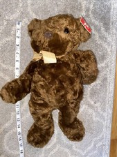 FAO Schwarz Slouch Brown Teddy Bear SO CUTE  Lovey w/ tag 17" - 18"