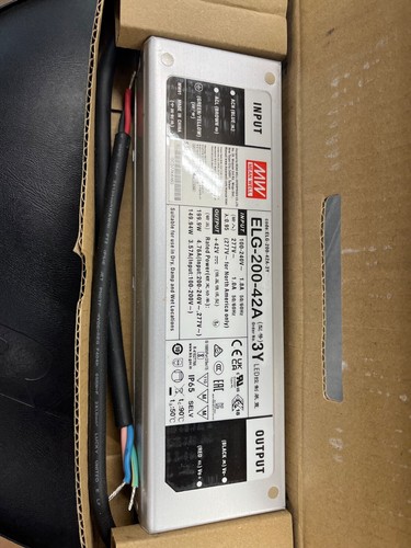 1pcs MEAN WELL ELG-200-42A-3Y 42V4.76A200W Power Supplies - Picture 2 of 2