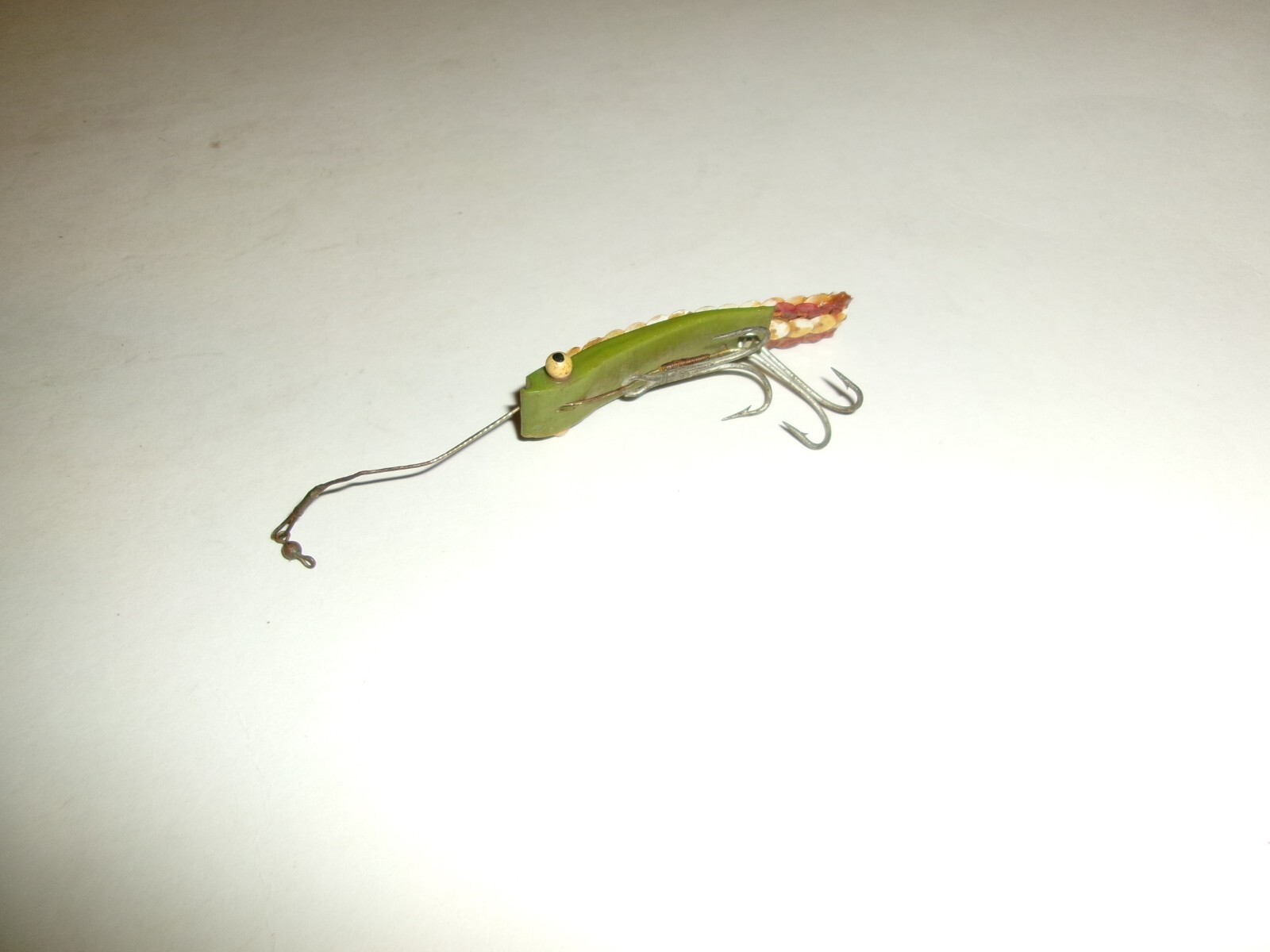 Vintage Unknown Folk Art (?) Lure Plastic Body w/ Sequences