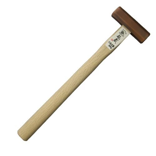 Kakuri Ryuzo Bronze Octagonal Genno Length 330mm 300g Woodwork mallet Hammer