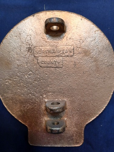 1950 - 1955 KOREA WAR / CONFLICT BRASS ?? MILITARY GRAVE MARKER #2 - Picture 2 of 2