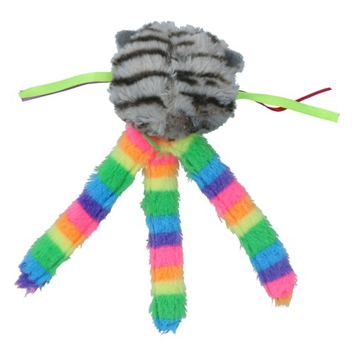 Cat Kitten Catnip Filled Interactive Moody Moggy Rainbow Grab Play Toy - Picture 1 of 6