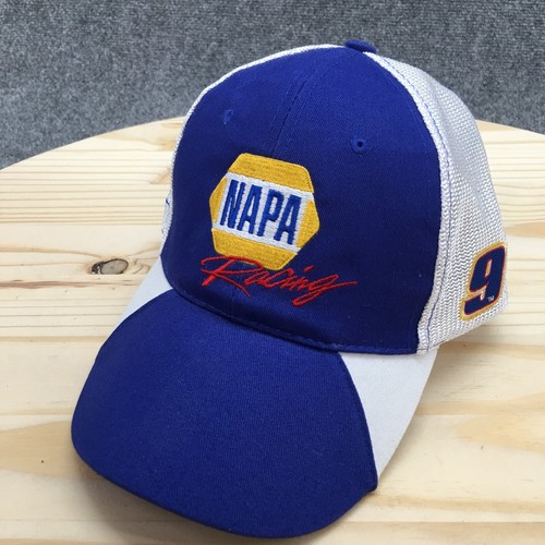 NAPA Racing Chase Elliott 9 Baseball Cap Hat Mens Blue OS Curve Brim Perforated