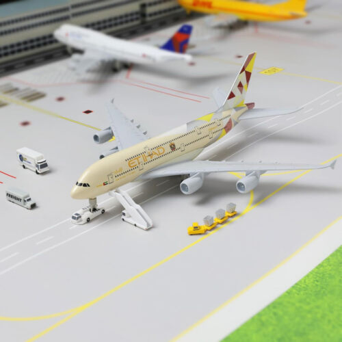 20cm Diecast Alloy 1/300 Scale Etihad Airlines A380 Model Collection Gift - Picture 7 of 10