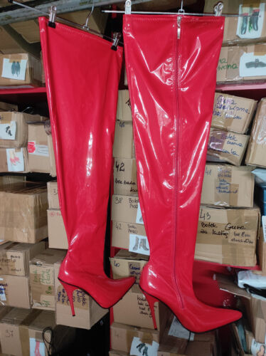 Handmade Botas Elástico Charol Muchos Colores Talla 40-47 Rv 13CM Bolingier Pl - Imagen 8 de 13