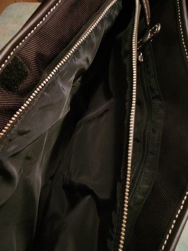 BRAND NEW $200 ACME Made Trademark Courier Laptop Bag Brown and Black Squares - Picture 12 of 20
