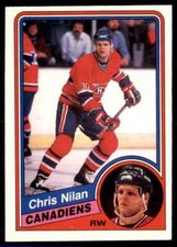 1984-85 O-Pee-Chee Chris Nilan Montreal Canadiens #268