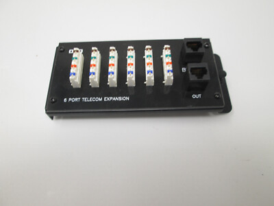 On-Q/Legrand 1267058-01 6-Port Telecom Expansion Module