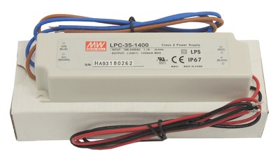 Mean Well LPC-20-700 @ 10-30 vdc 700 mA C.C Power Supply